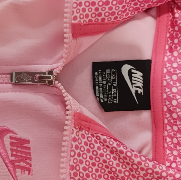 NEW!!! Girls Nike Pro Pink  Jacket and  Leggings 2 piece outfit, Size XS, NWT - Picture 4 of 10